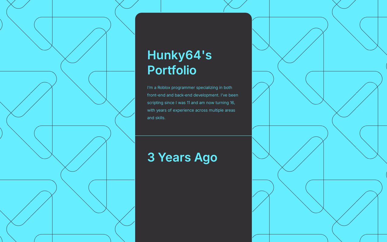 Carrd profile picture for @hunky